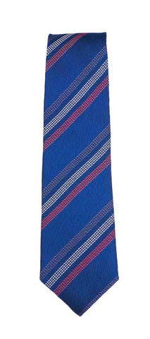 Chevron - Royal/Pink